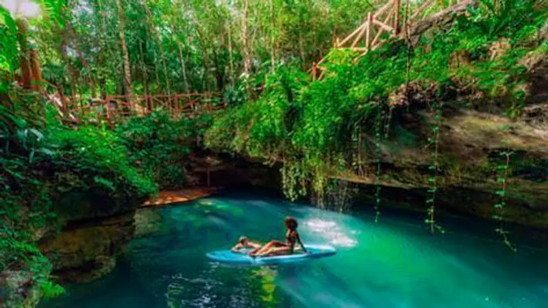 Cancún: Cenotes Adventure with Tequila Tasting & Mayan Snack — photo from its booking listing